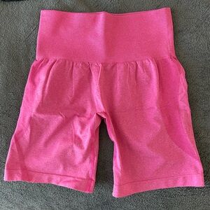 Vibrant Pink Women's Athletic Shorts